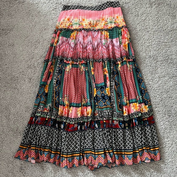 EUC Bhanuni by Jyoti Anthropologie Skirt 8 - Picture 4 of 11